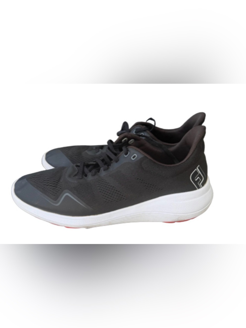 Men's Footjoy Black Golf Athletic Lace-Up Sneakers 11.5